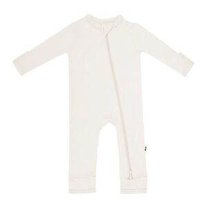 Kyte Baby Zippered Romper in Oat